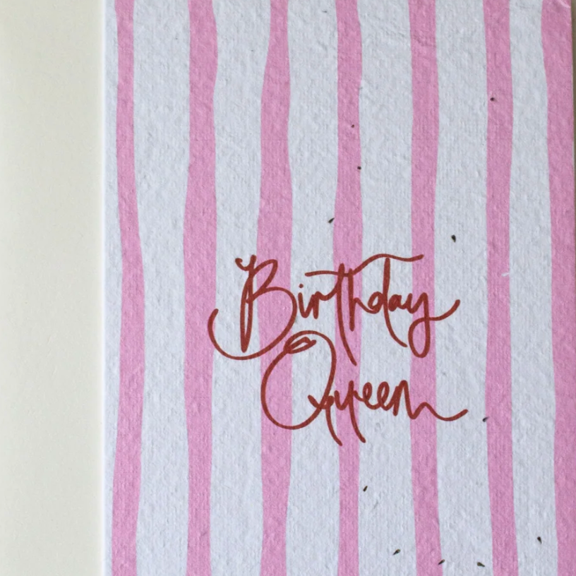 Birthday Queen Seed Card