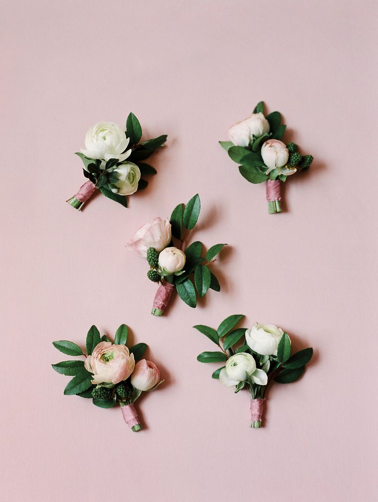 School Dance Boutonnieres + Corsages