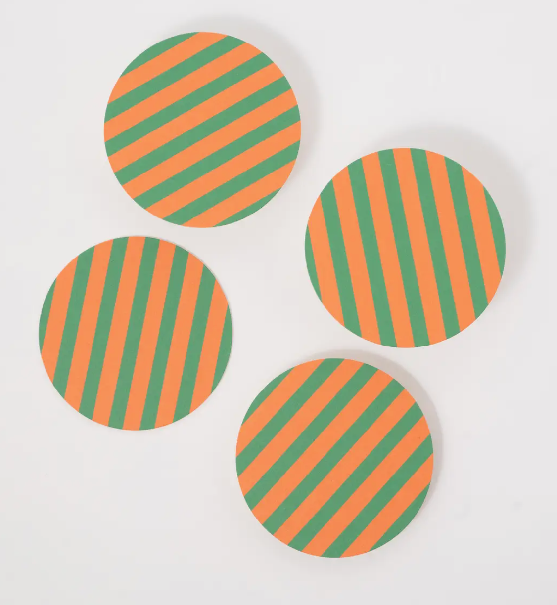 Striped Coaster Set