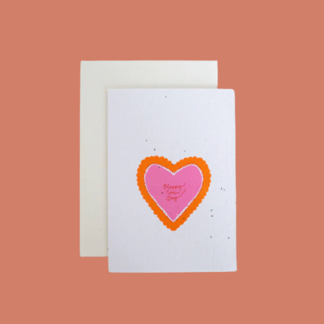 Love Day Heart Seed Card