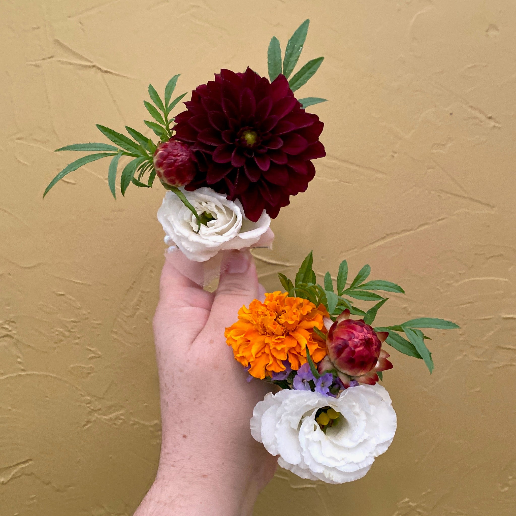 School Dance Boutonnieres + Corsages