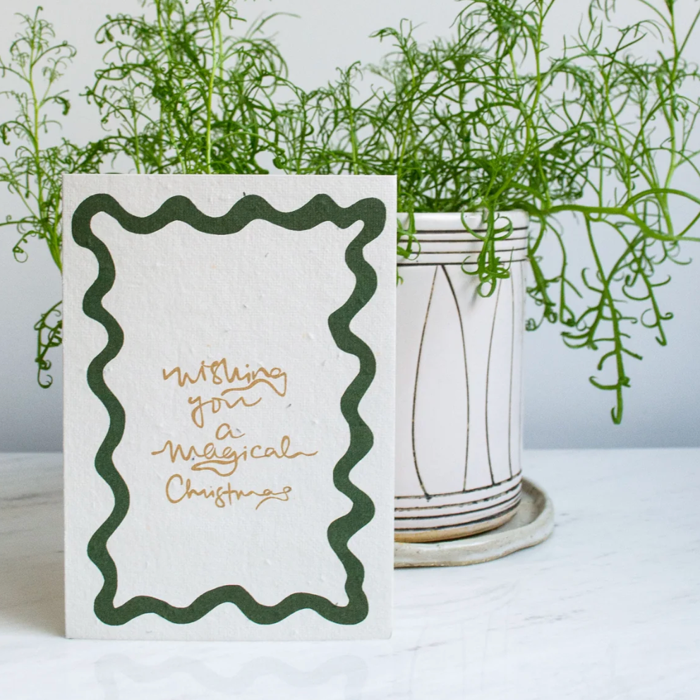 Wishing You A Magical Christmas Seed Card