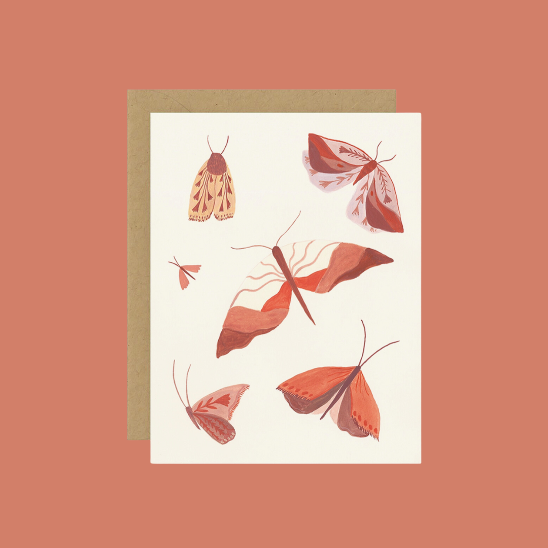 Moths Greeting Card