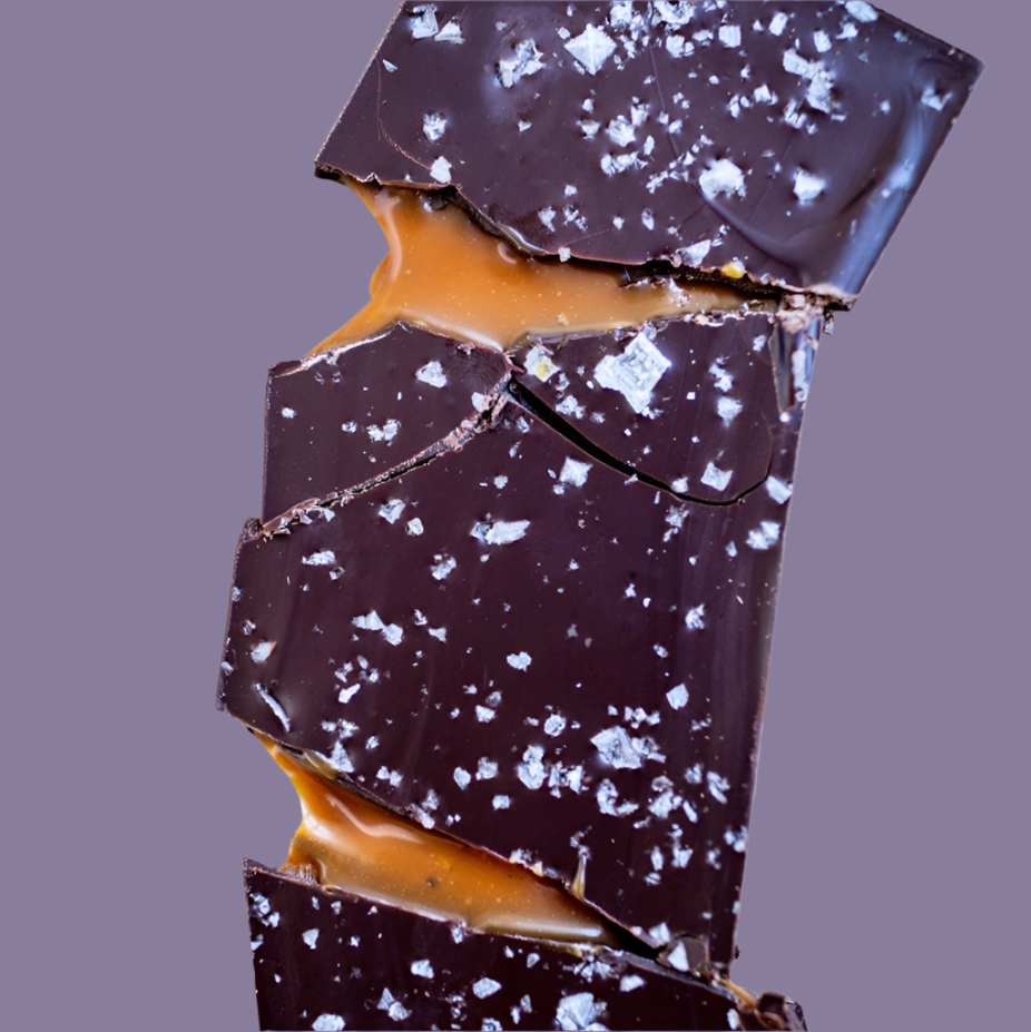 Salted Caramel Dark Chocolate Bar