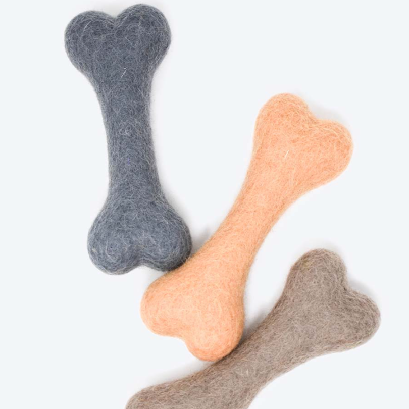 Wool Bone dog toy