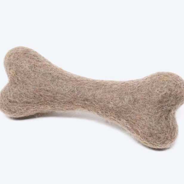 Wool Bone dog toy
