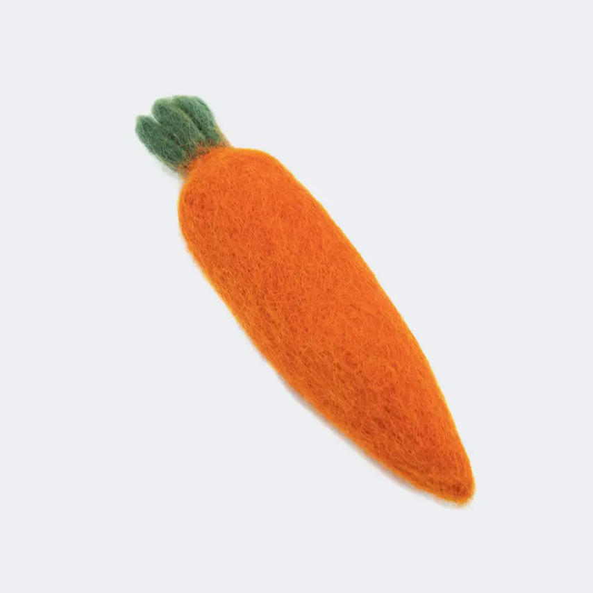 Wool Carrot toy
