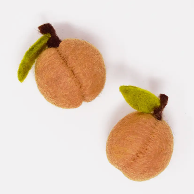 Wool Peach cat toy