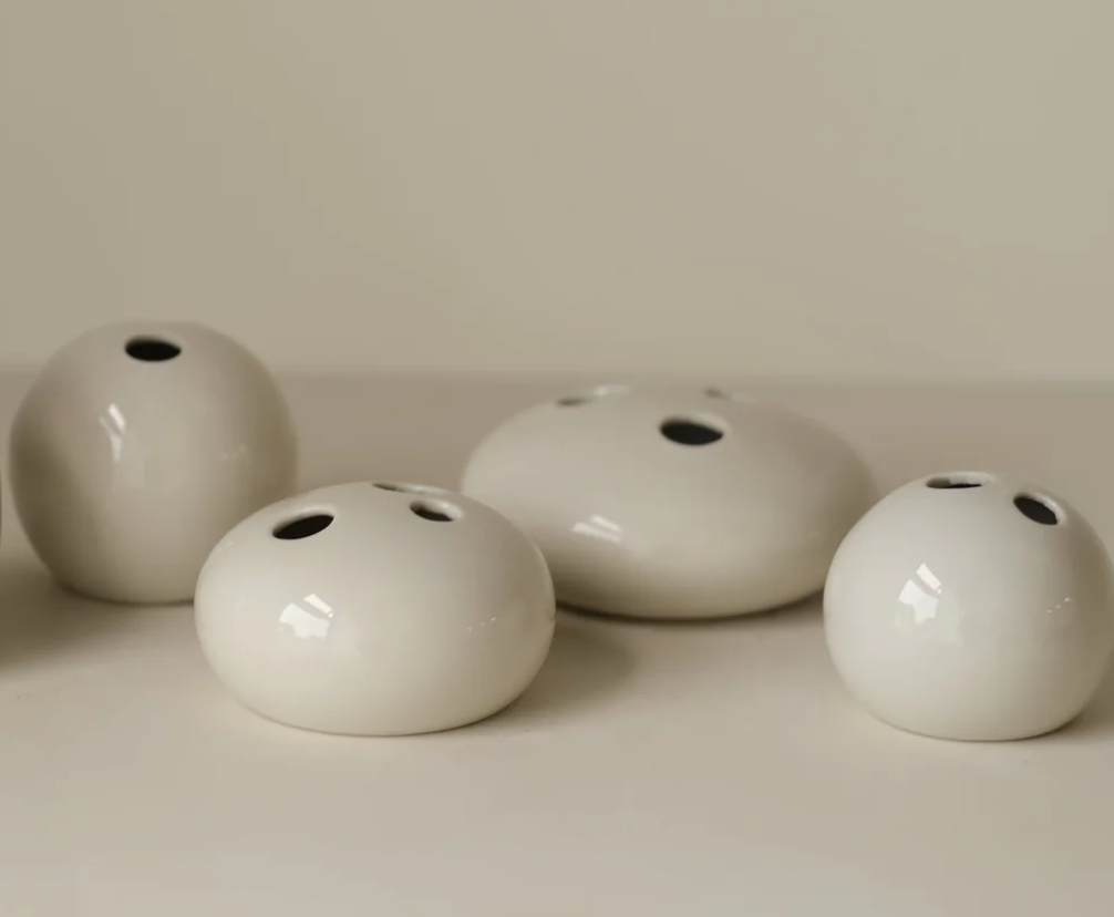Oblate Ball Bud Vase Collection