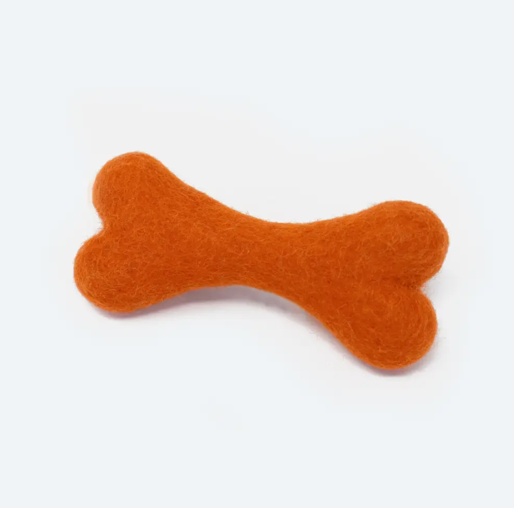 Wool Bone dog toy