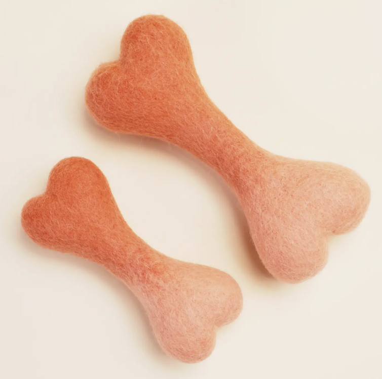 Wool Bone dog toy