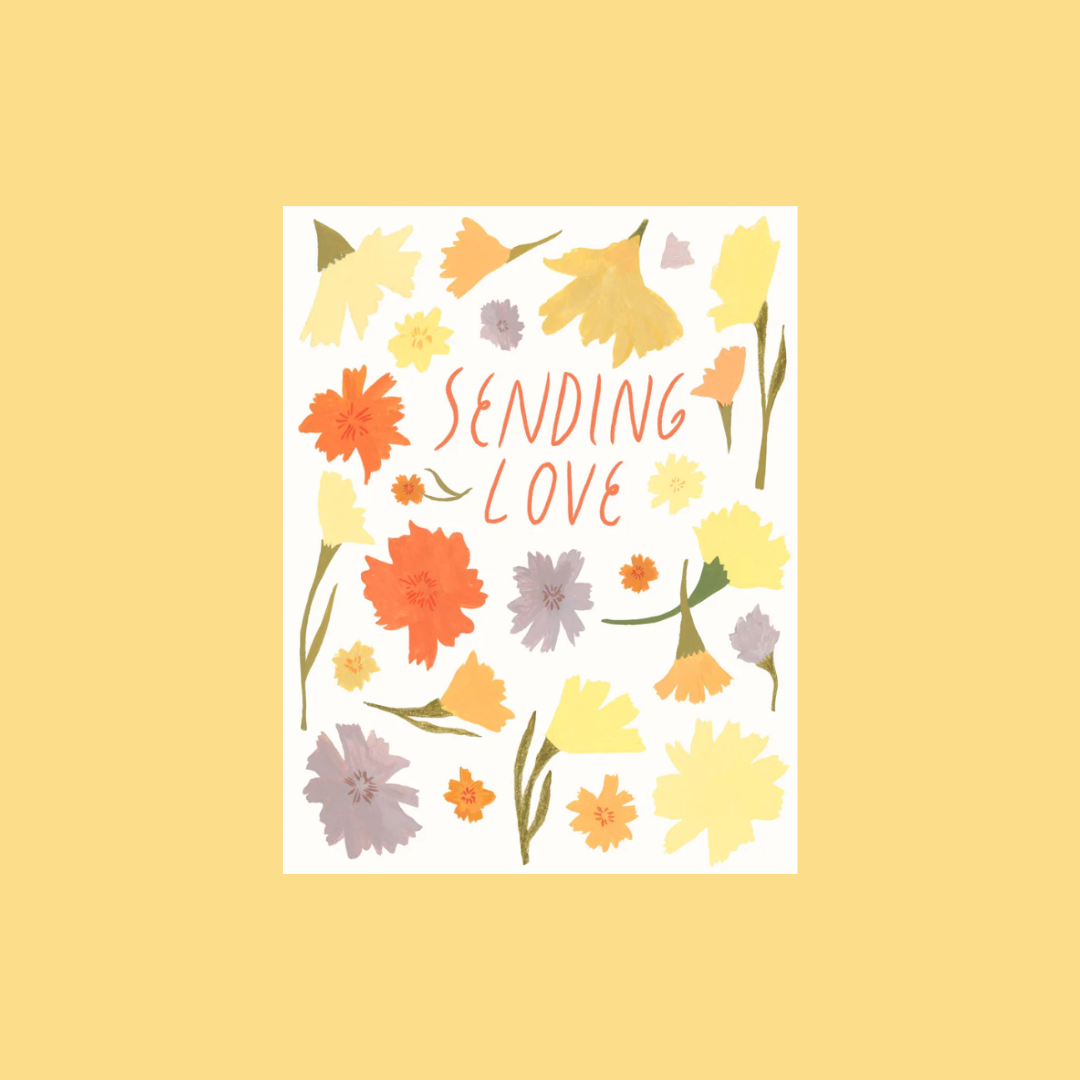 Sending Love Greeting Card