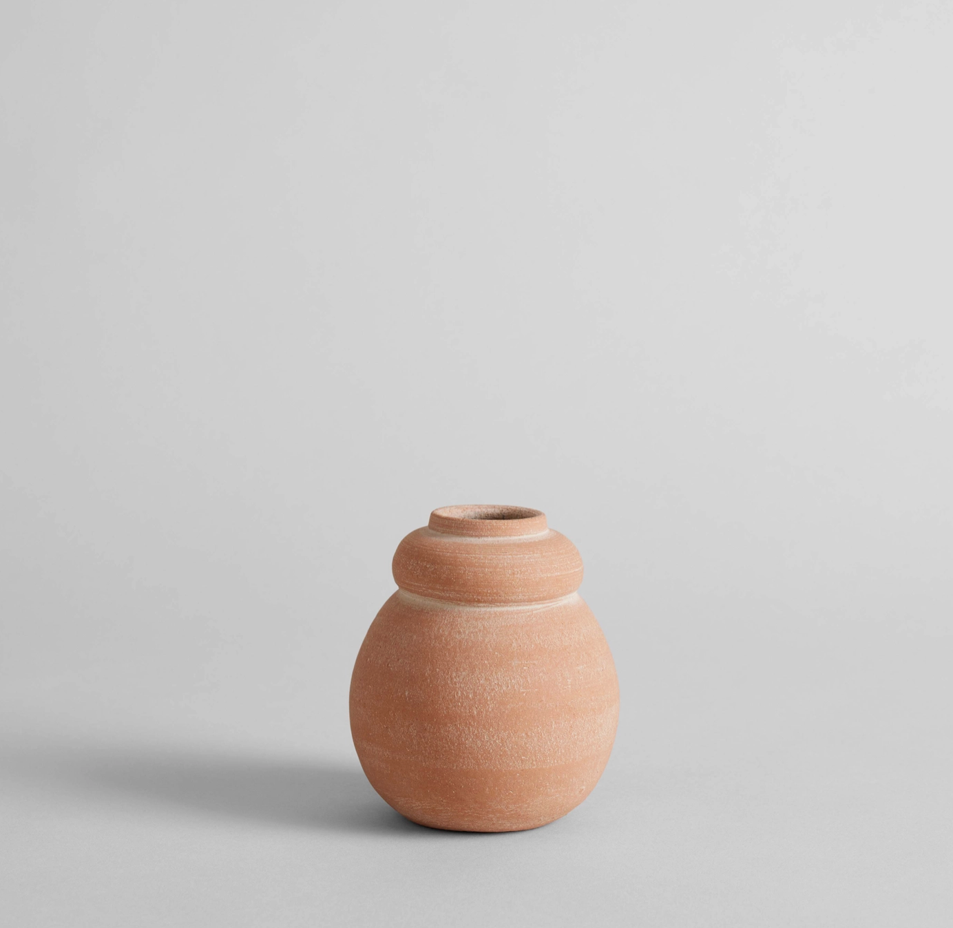 Terracotta Whitewash Bud Vase
